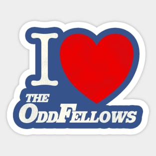 I Love The Oddfellows Secret Society Sticker